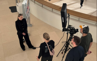 DSAG Technologietage 2024: Bild eines Interviews mit Freya Wester-Ebbinghaus, SAP-Spezialistin bei Milliarum