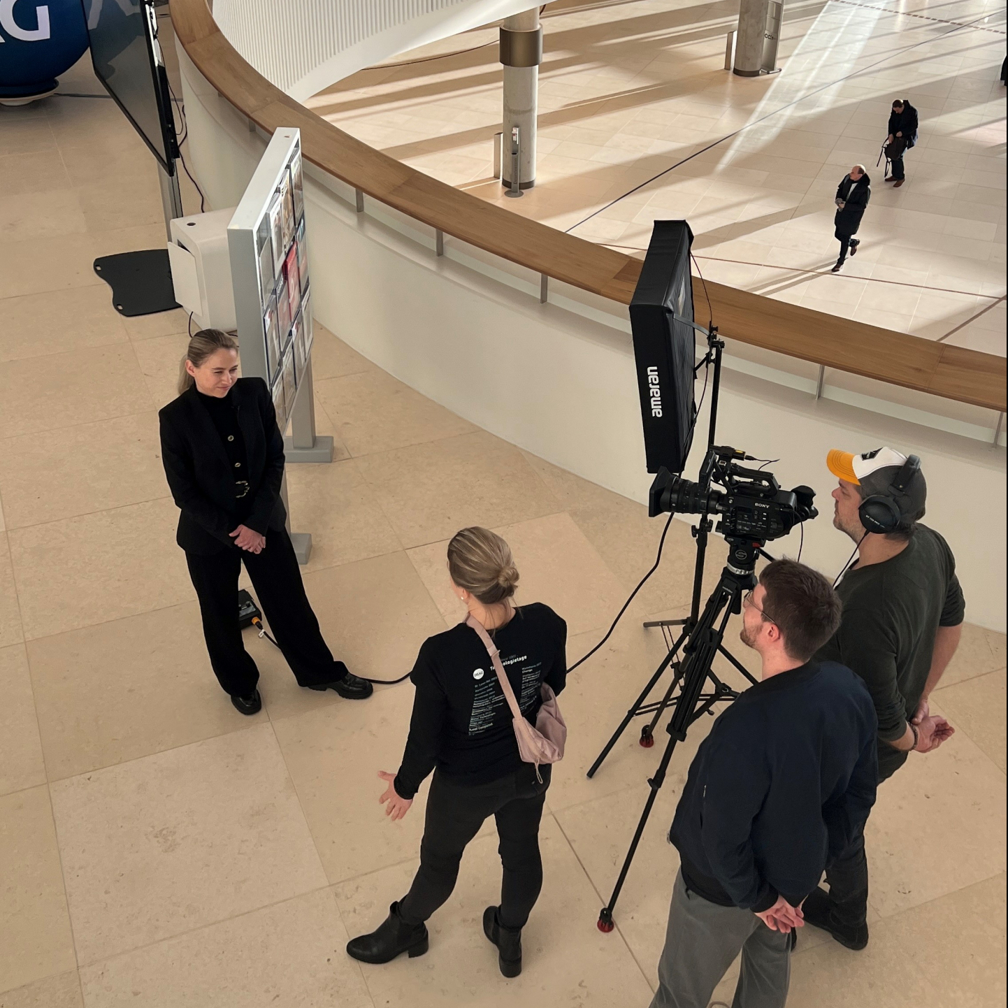 Beitragsbild_DSAG_Technologietage_2024 DSAG Technologietage 2024: Bild eines Interviews mit Freya Wester-Ebbinghaus, SAP-Spezialistin bei Milliarum